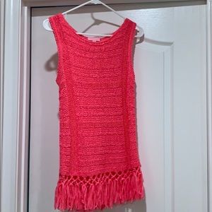 Lilly Pulitzer fringe tank